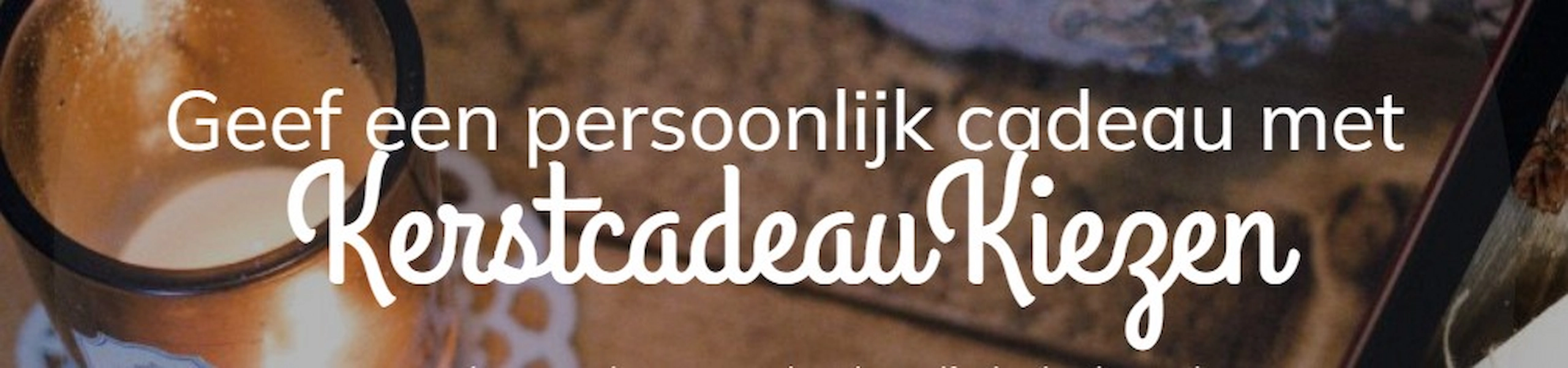 Banner KerstcadeauKiezen, het kerstgeschenk keuzeconcept van Kerstpakketten.nl