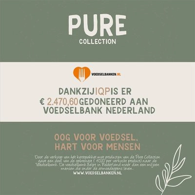 Donatie van Kerstpakketten.nl aan Voedselbank Nederland in 2024 uit de verkoop van onze Pure Collection